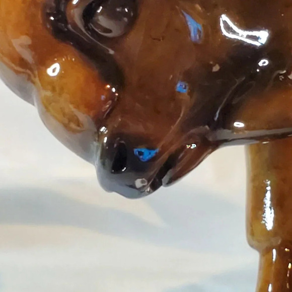 2005 Imago Buffalo Run Gold Ceramic Sculpture signed Stephen Herrero *READ* - Picture 14 of 16
